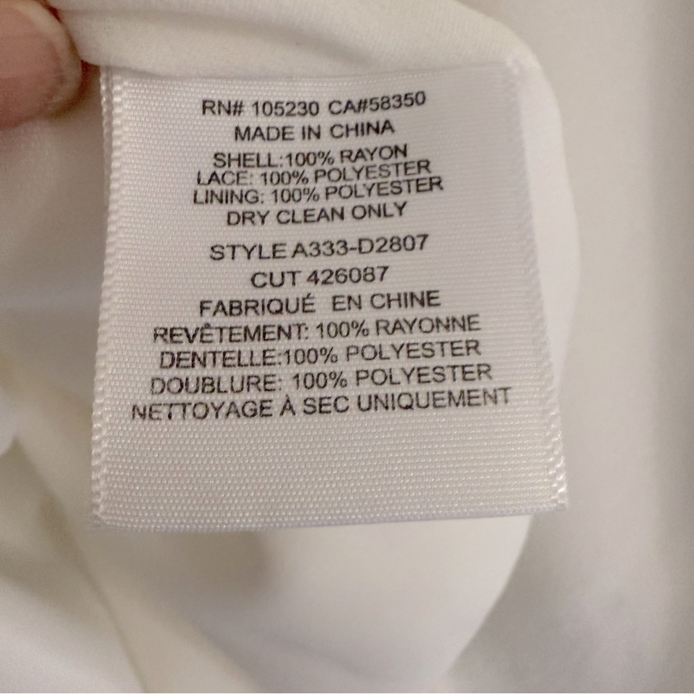 Joie Tabara White Crepe Dress~Small - Picture 5 of 9
